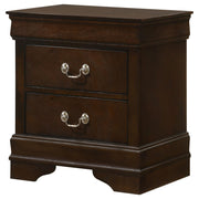 Louis Philippe 2-drawer Nightstand Cappuccino - 202412