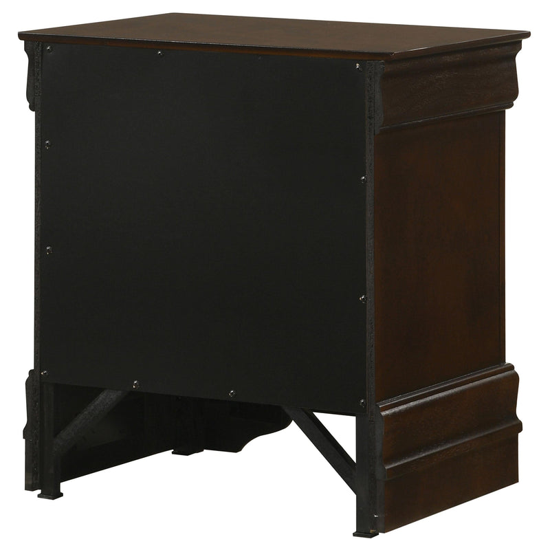 Louis Philippe 2-drawer Nightstand Cappuccino - 202412