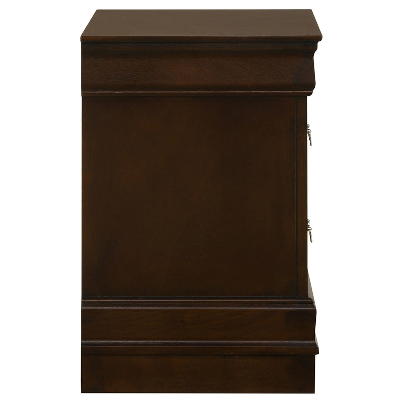 Louis Philippe 2-drawer Nightstand Cappuccino - 202412