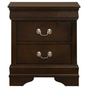 Louis Philippe 4-piece Full Bedroom Set Cappuccino - 202411F-S4