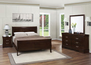Louis Philippe 4-piece Queen Bedroom Set Cappuccino - 202411Q-S4