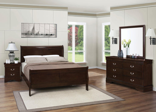 Louis Philippe 4-piece Queen Bedroom Set Cappuccino - 202411Q-S4
