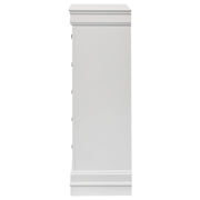 Louis Philippe 5-drawer Bedroom Chest White - 202445