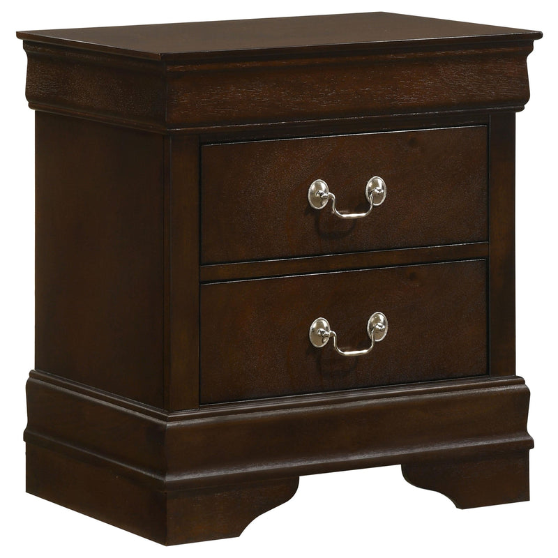 Louis Philippe 5-piece Full Bedroom Set Cappuccino - 202411F-S5