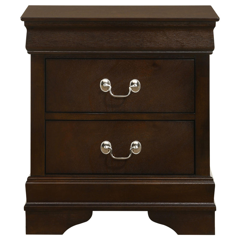Louis Philippe 5-piece Full Bedroom Set Cappuccino - 202411F-S5