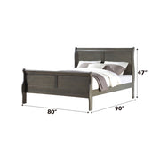 Louis Philippe EK Bed - 26787EK