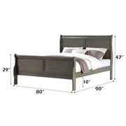 Louis Philippe EK Bed - 26787EK