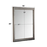 Louis Philippe III Gray Mirror - 25504