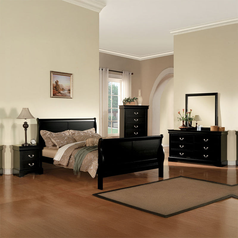 Louis Philippe III Queen Bed - 19500Q