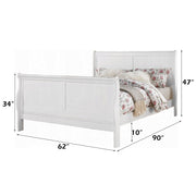 Louis Philippe III Queen Bed - 24500Q
