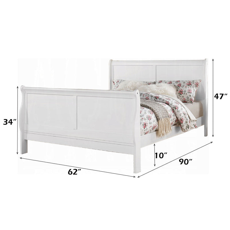 Louis Philippe III Queen Bed - 24500Q