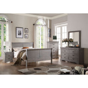 Louis Philippe III Queen Bed - 25500Q