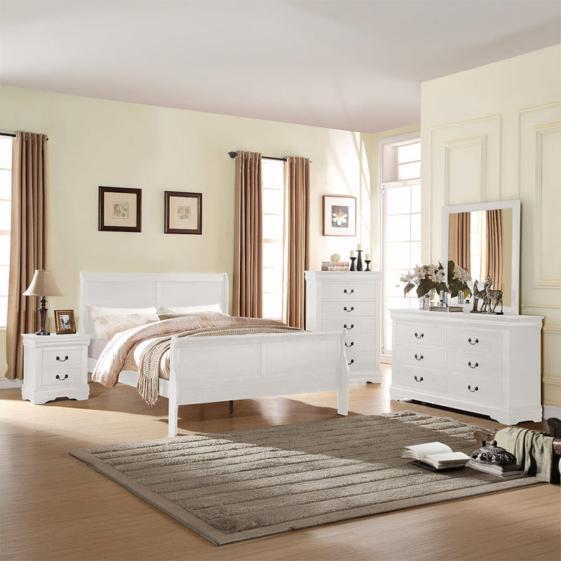 Louis Philippe Queen Bed - 23830Q