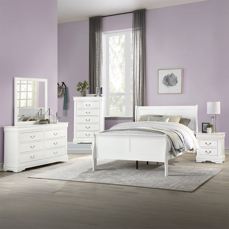Louis Philippe Queen Bed - 23830Q