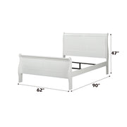 Louis Philippe Queen Bed - 23830Q