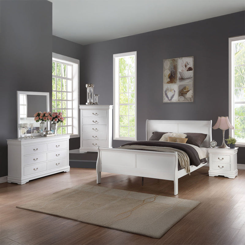 Louis Philippe Queen Bed - 23830Q