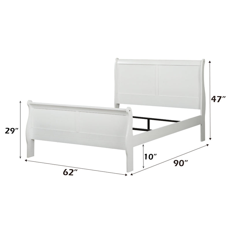 Louis Philippe Queen Bed - 23830Q