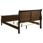 Louis Philippe Wood Queen Sleigh Bed Cappuccino - 202411Q