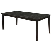 Louise 7-piece Rectangular Extension Leaf Dining Set Black - 101561-S7