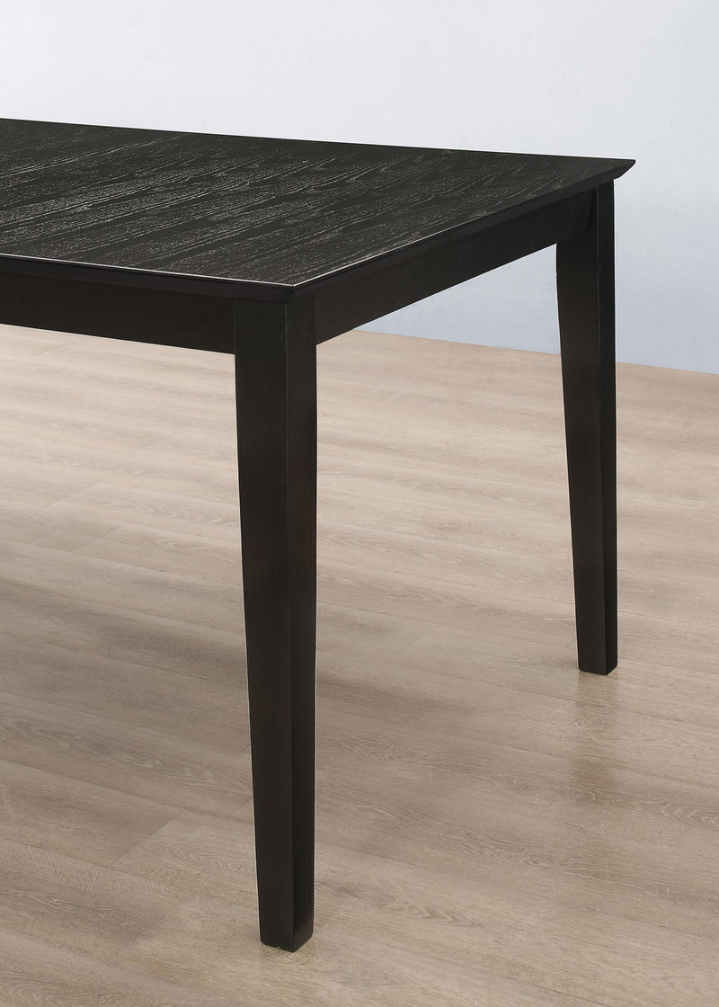 Louise 7-piece Rectangular Extension Leaf Dining Set Black - 101561-S7