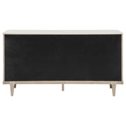 Lucaire 2-door 3-drawer Cultured Marble Top Sideboard Sandstone - 105965