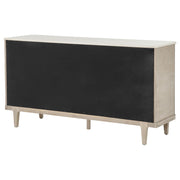 Lucaire 2-door 3-drawer Cultured Marble Top Sideboard Sandstone - 105965