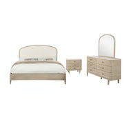 Lucaire 4-piece Eastern King Bedroom Set Sandstone - 225181KE-S4