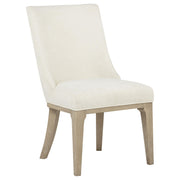 Lucaire Arched Upholstered Dining Side Chair Cream (Set of 2) - 105962