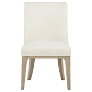 Lucaire Arched Upholstered Dining Side Chair Cream (Set of 2) - 105962