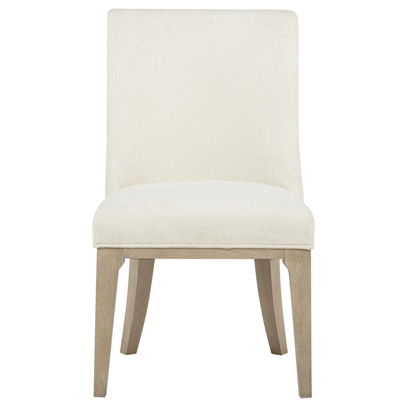 Lucaire Arched Upholstered Dining Side Chair Cream (Set of 2) - 105962