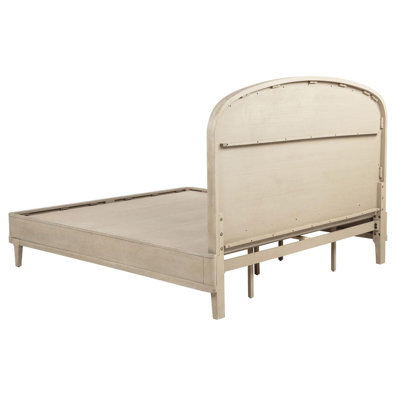 Lucaire California King Upholstered Panel Bed Sandstone - 225181KW