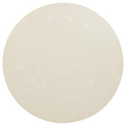 Lucaire Round Cultured Marble Top End Table Honed Cream and Sandstone - 706747