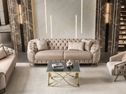 Lucas 3-pieces (Sofa & Loveseat & Chair) Livingroom Set in Beige - 200-ST-LUC-TURKO276-321