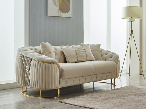 Lucas 80" Wide Tufted Loveseat - Loveseat