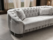 Lucas Stationary Loveseat in Beige - 200-ST-LUC-TURKO276-2