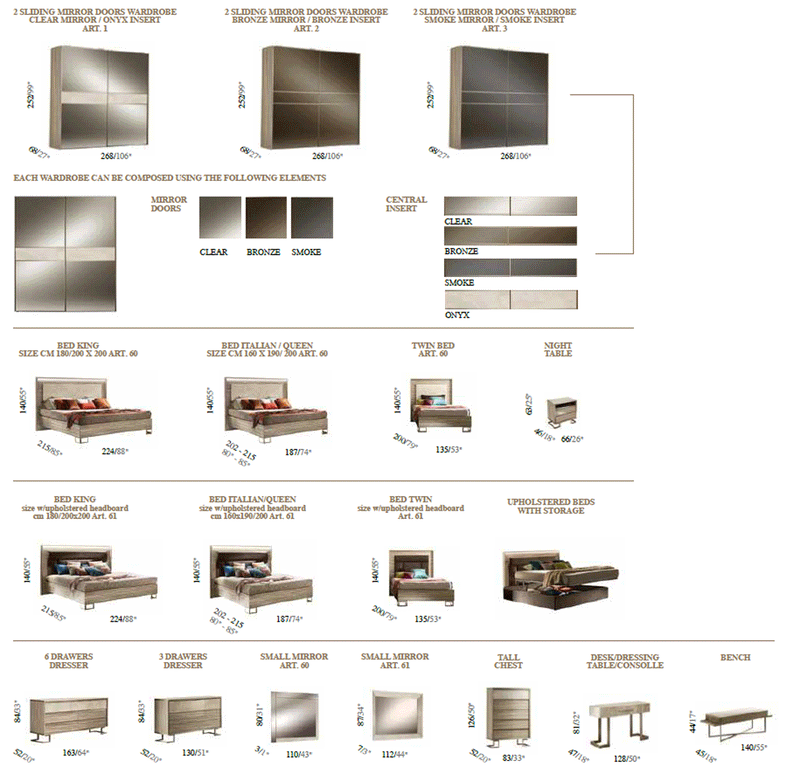 Luce Light Bedroom W/ Light Set - DMV Furniture