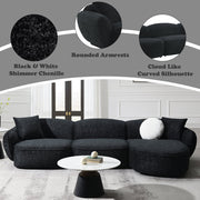 Lucifer Sectional Sofa w/3 Pillows - LV03525