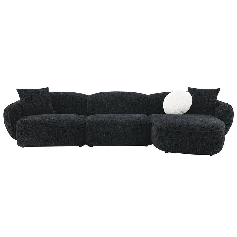 Lucifer Sectional Sofa w/3 Pillows - LV03525