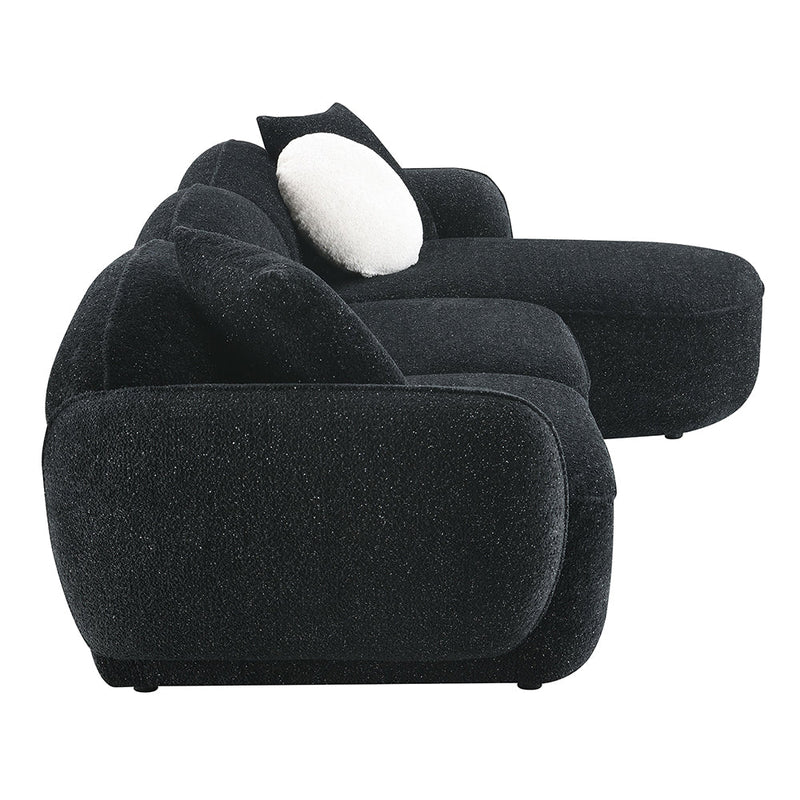 Lucifer Sectional Sofa w/3 Pillows - LV03525