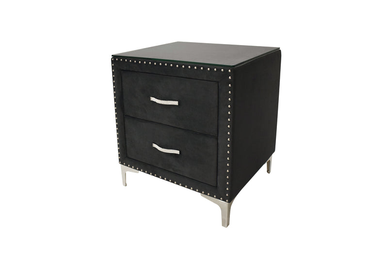 Lucinda Black Upholstered Wingback Panel Bedroom Set - DMV FurnitureBedroom Set