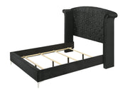 Lucinda Black Upholstered Wingback Panel Bedroom Set - DMV FurnitureBedroom Set