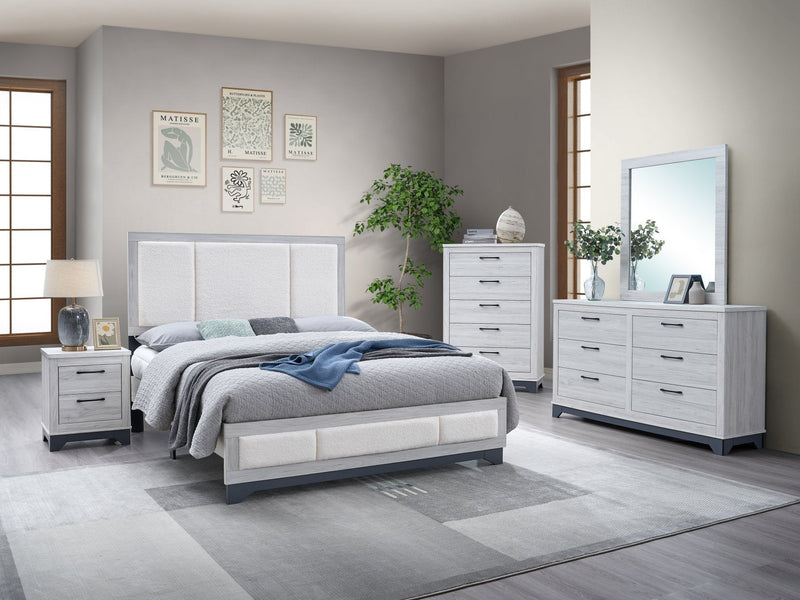 Lucy White King 5 Piece - LUCY-WT-K-5PC
