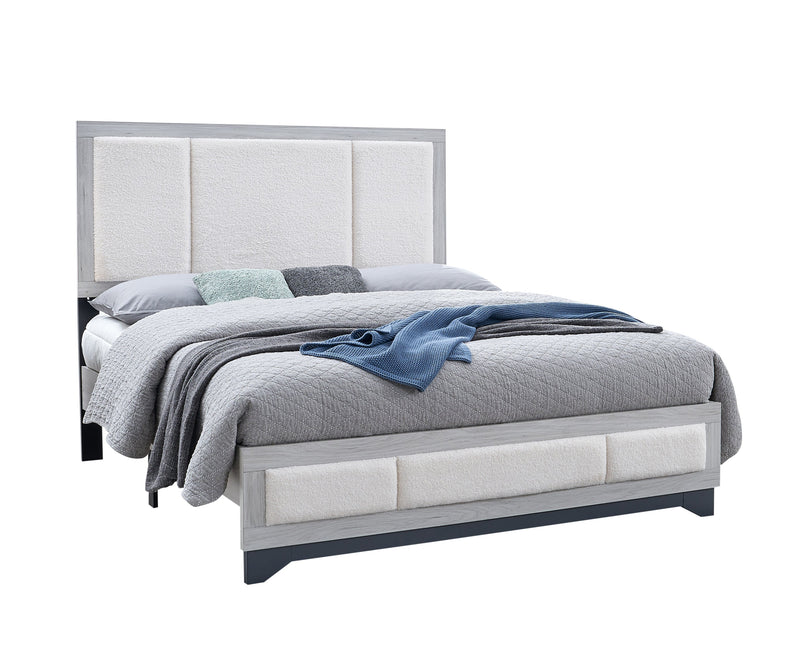 Lucy White King Bed - LUCY-WT-K-BED