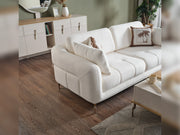 Lugano 3-pieces (Sofa & Loveseat & Relax Chair) Livingroom in Cream - Brick - 200-ELIF-LUG-A227-321R