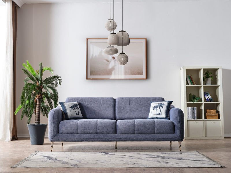 Lugano 3-pieces (Sofa & Loveseat & Relax Chair) Livingroom in Cream - Brick - 200-ELIF-LUG-A227-321R