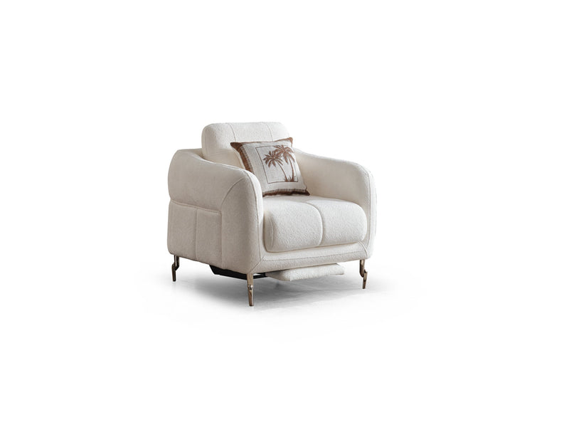 Lugano Chair - Standart in White - 200-ELIF-LUG-A225-B