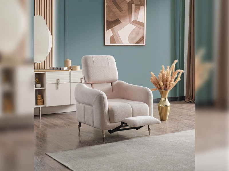 Lugano Chair - Standart in White - 200-ELIF-LUG-A225-B