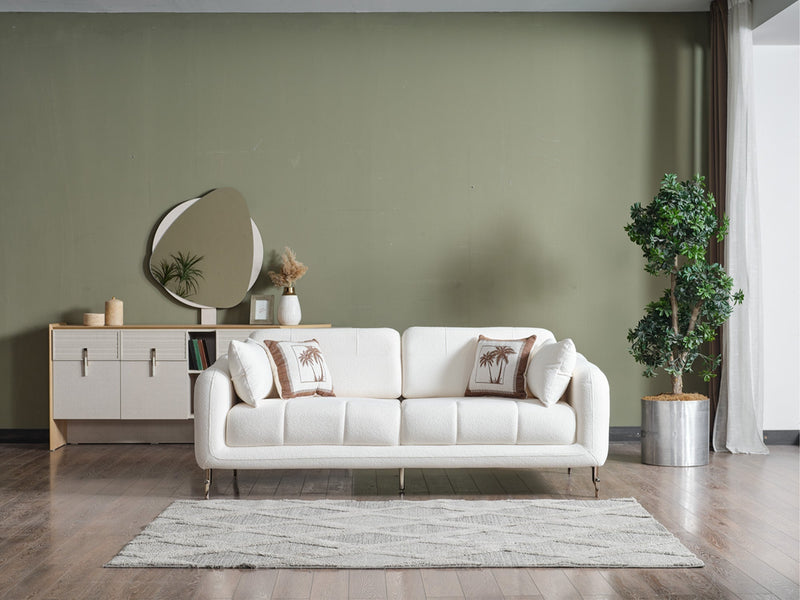 Lugano Convertible Loveseat in Brown - 200-ELIF-LUG-A224-2