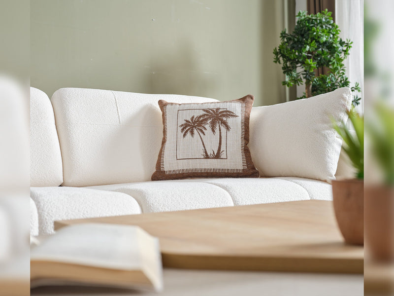 Lugano Convertible Loveseat in Cream - 200-ELIF-LUG-A227-2