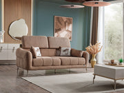 Lugano Convertible Loveseat in Cream - 200-ELIF-LUG-A227-2